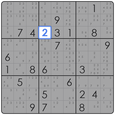 sudoku swordfish pattern